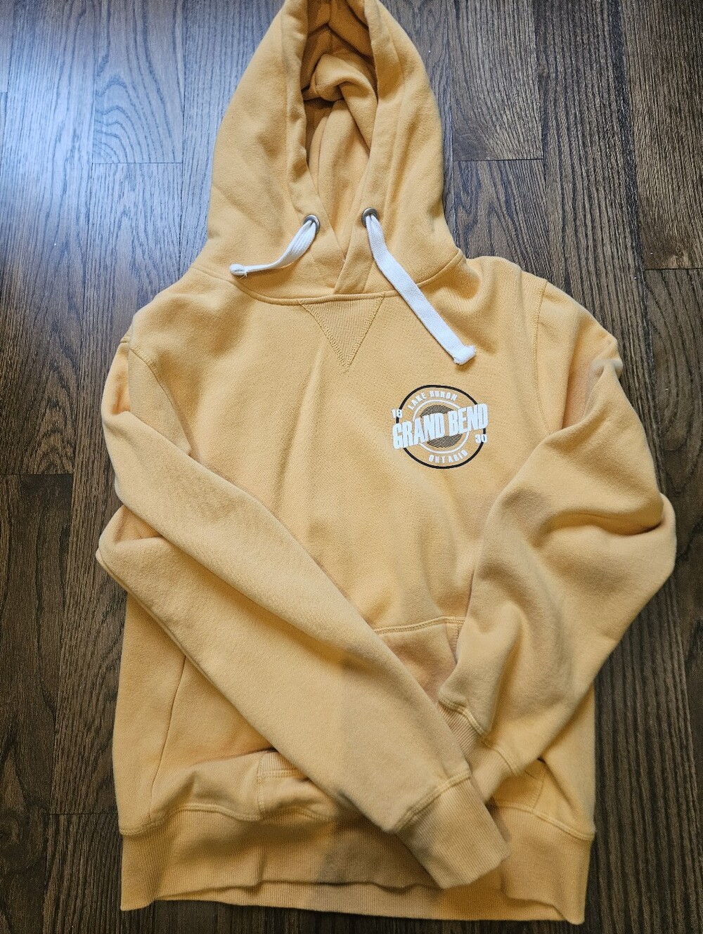 Grand Bend Circle Logo Hoodie - Yellow